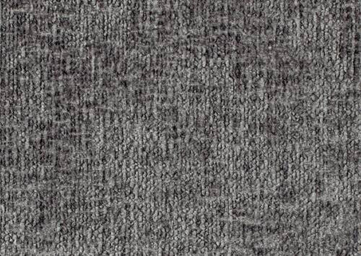 ECKSOFA in Chenille Grau  - Schwarz/Grau, Design, Kunststoff/Textil (194/307cm) - Carryhome