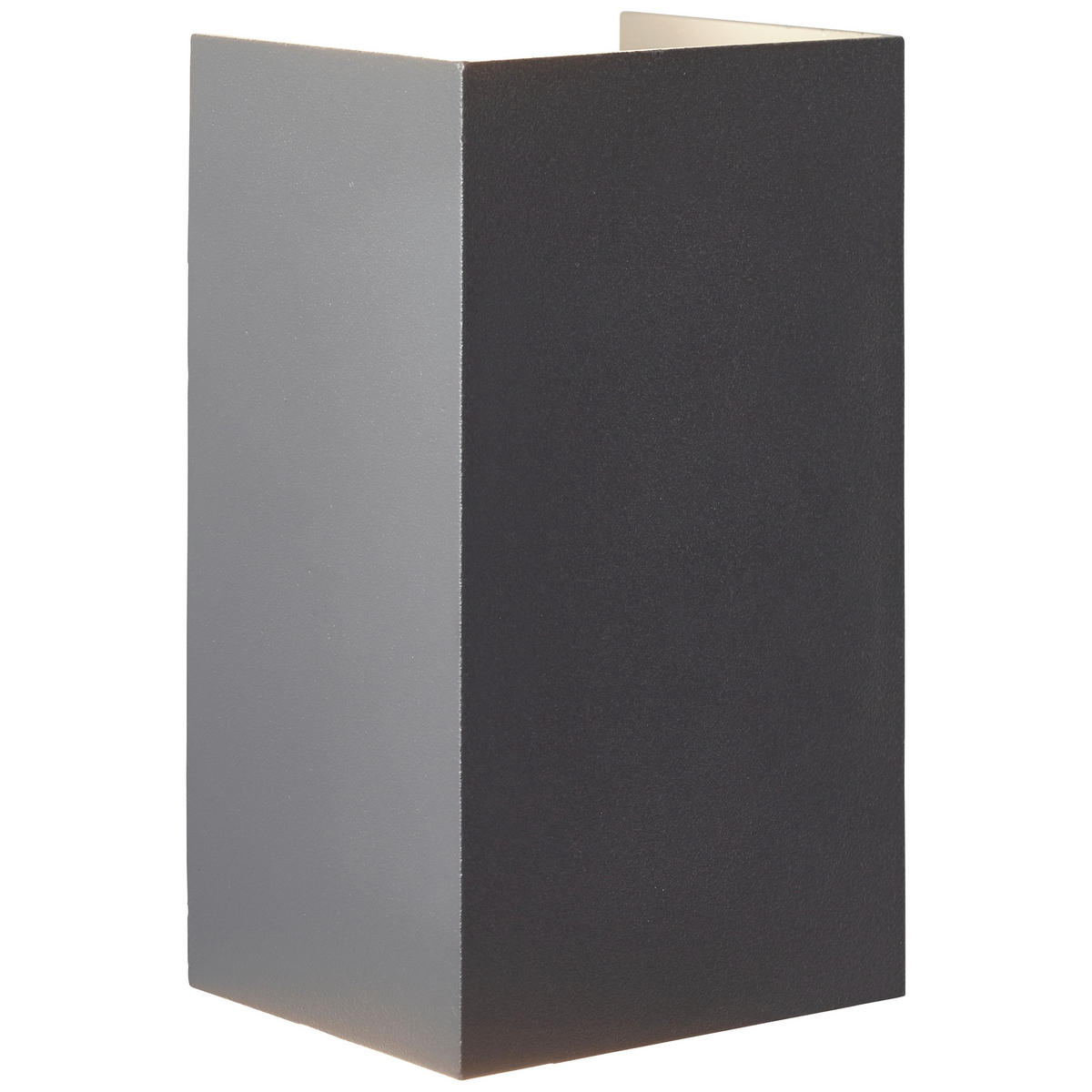 WANDLEUCHTE - Dunkelgrau, Basics, Glas/Metall (13.6/8/6.8cm) - Brilliant