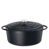BRATENTOPF PROVENCE 8.9 L  - Schwarz, Basics, Metall (35/14cm) - KÜCHENPROFI