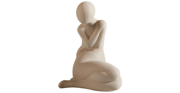 SKULPTUR - Creme, Basics, Keramik (19/26,5/17,5cm) - Ambia Home