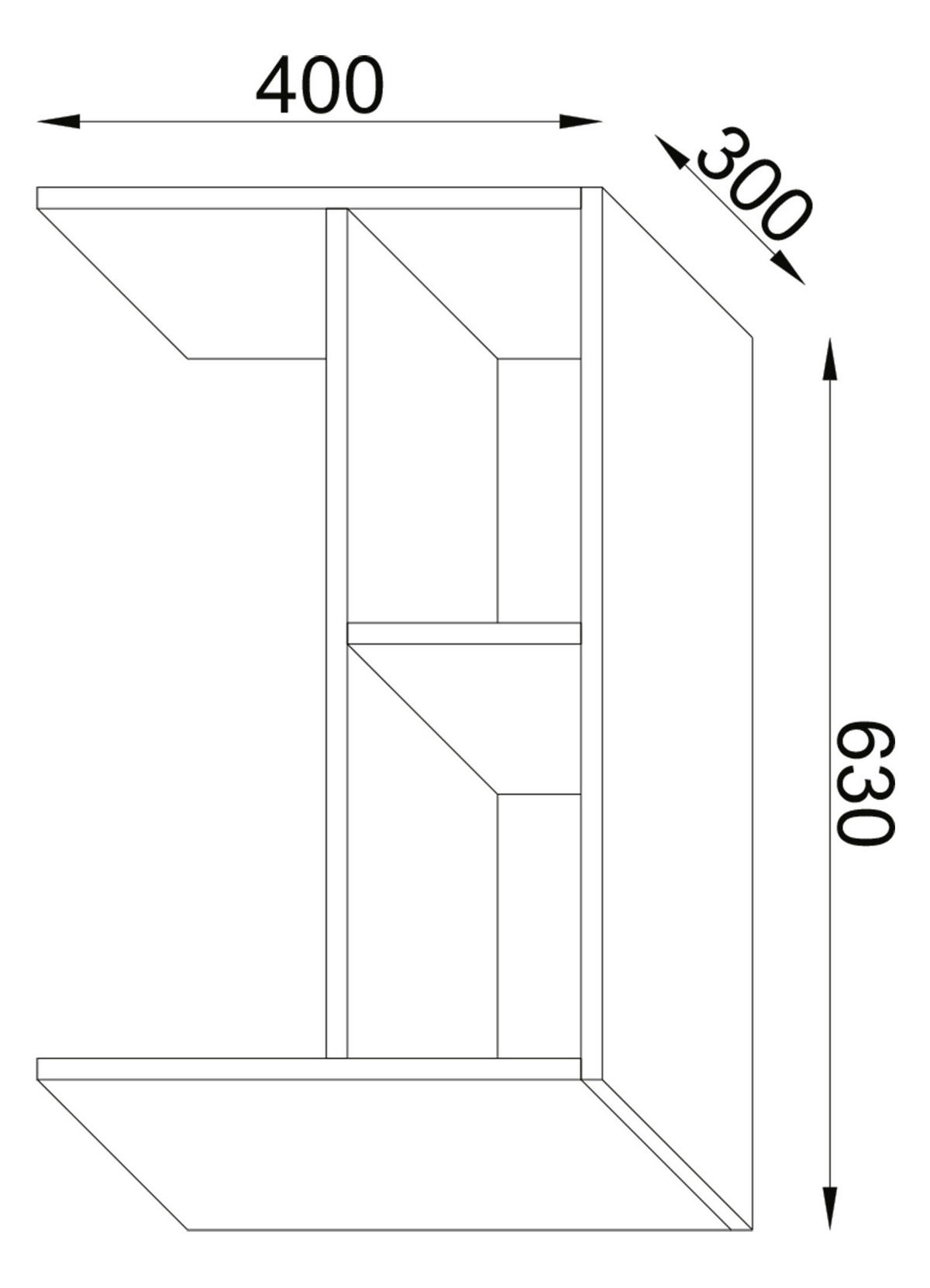 COUCHTISCH in Holzwerkstoff 40/30/63 cm  - Anthrazit, Design, Holzwerkstoff (40/30/63cm) - MID.YOU