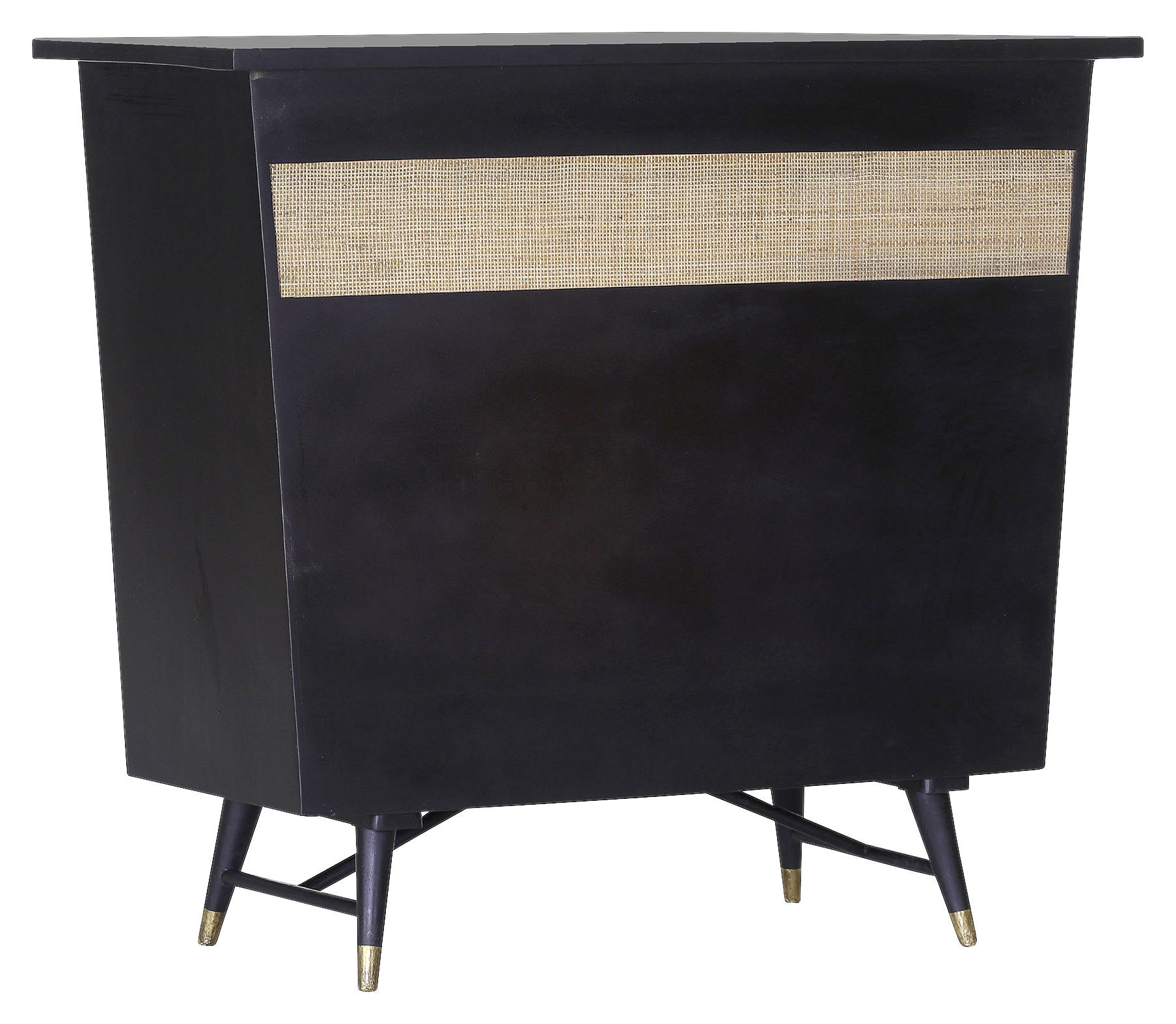 BAR in Braun, Schwarz, Messingfarben