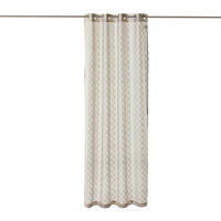 ZAVESA Z OBROČKI  prosojno  140/250 cm   - sivorjava, Design, tekstil (140/250cm) - Joop!