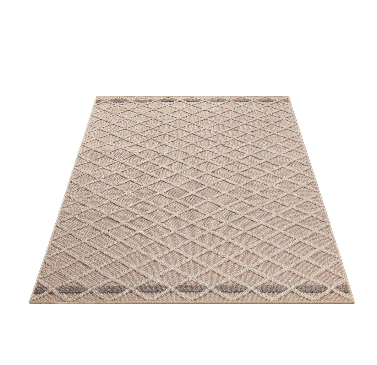 OUTDOORTEPPICH 80/150 cm Patara Beige  - Beige, Design, Textil (80/150cm) - Novel