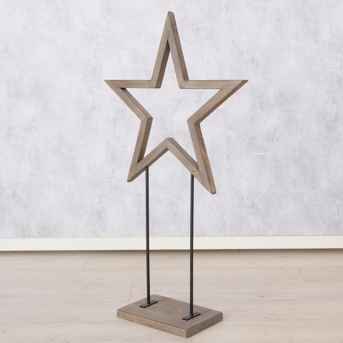 DEKOSTERN  - Naturfarben, Basics, Holz (58,5/19,5/101cm) - Boltze Home