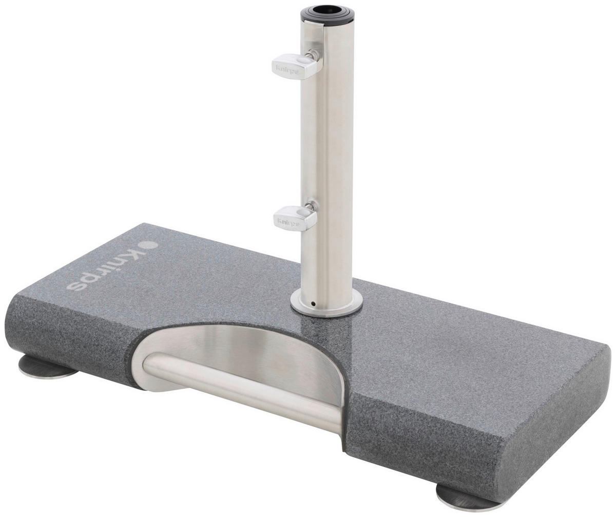 SONNENSCHIRMSTÄNDER Granit Anthrazit  - Anthrazit, Basics, Stein/Metall (55/7/26cm) - KNIRPS