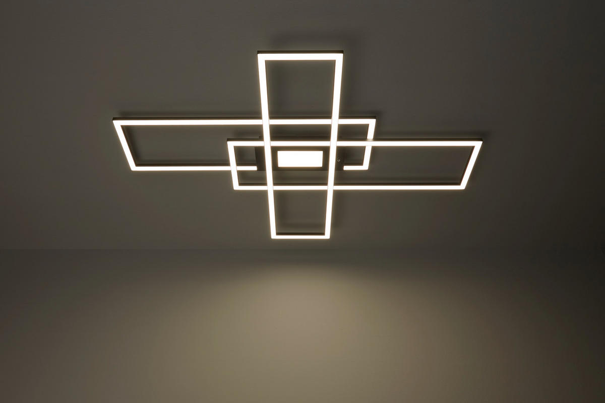 LED-TAKLAMPA 45 W 99,2/69,4/5,1 cm  - svart, Basics, metall/plast (99,2/69,4/5,1cm)