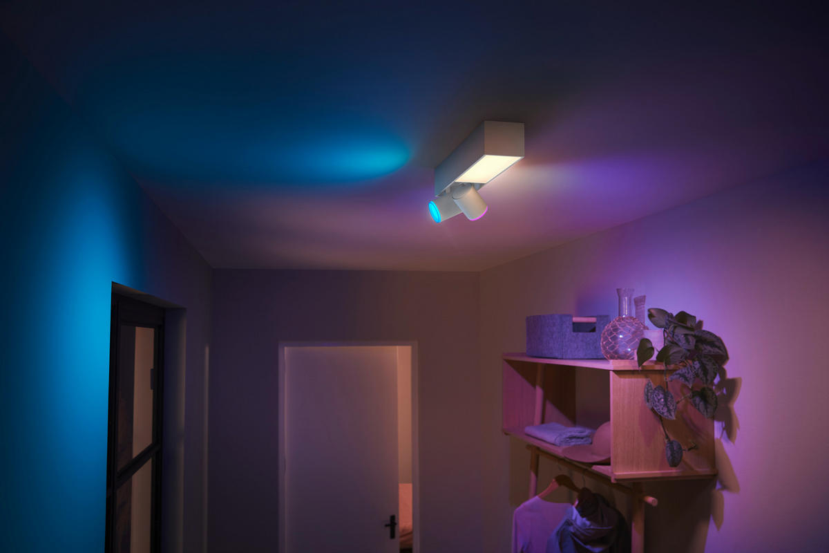 LED-DECKENLEUCHTE    40,80/12,70/8,50 cm  - Weiss, Konventionell, Metall (40,80/12,70/8,50cm) - Philips HUE