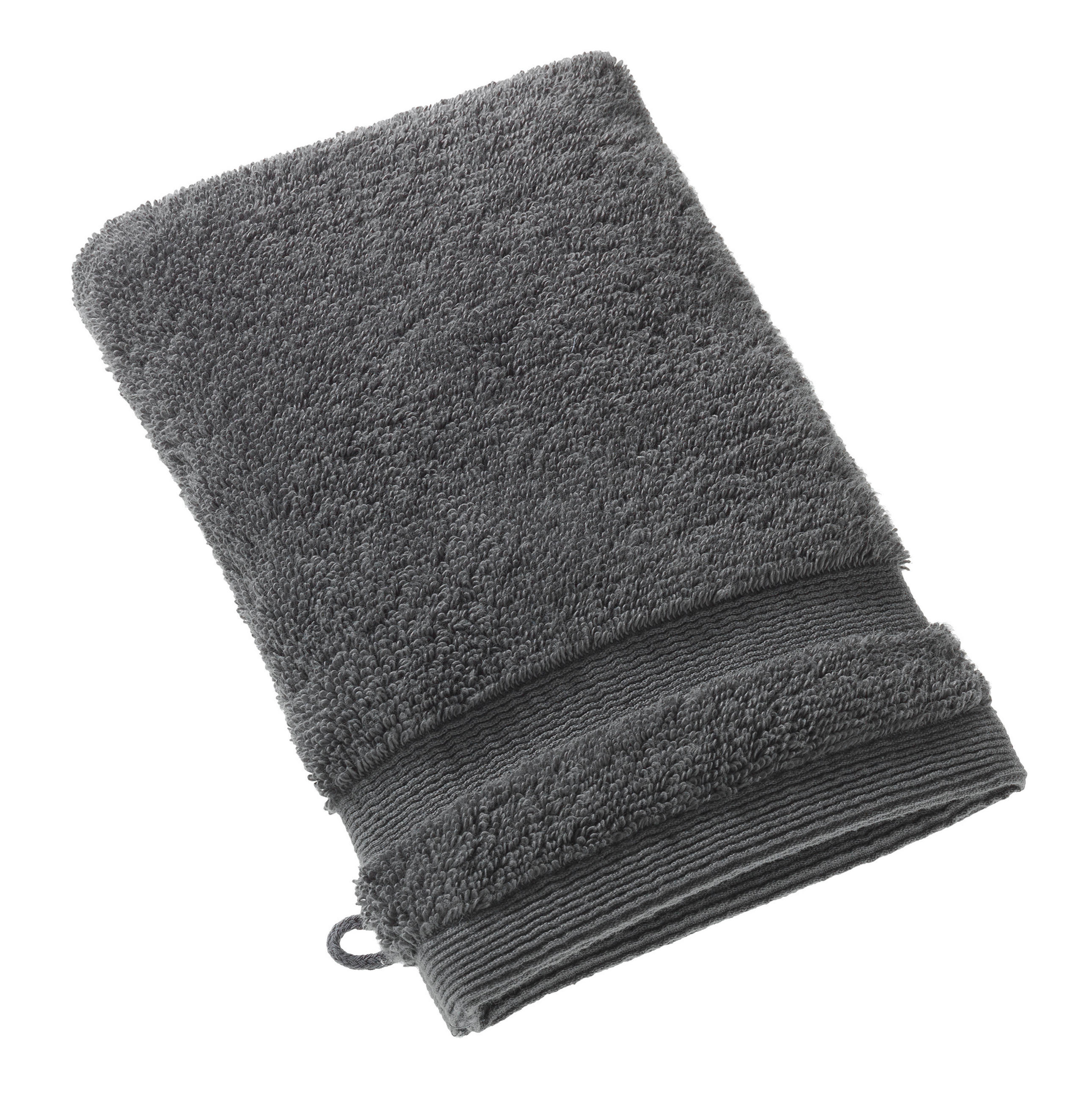 WASCHLAPPEN SW-Cuddly Anthrazit 3-teilig  - Anthrazit, Basics, Textil (16/21cm) - Schöner Wohnen