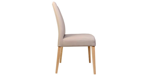 STUHL in Holz, Textil Schlammfarben, Eichefarben - Schlammfarben/Eichefarben, KONVENTIONELL, Holz/Textil (48/95/63cm) - Voleo