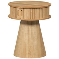 NACHTTISCH Pappel  - Naturfarben, Design, Holz/Holzwerkstoff (38/38/46cm) - Livetastic