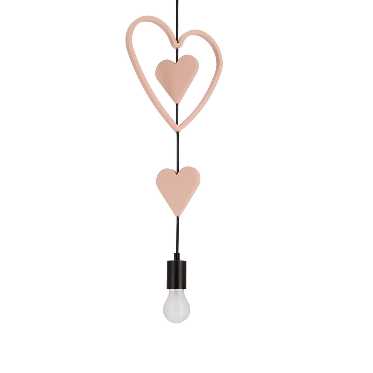 HÄNGLAMPA FÖR BARN Trio 100/36/100 cm  - pink/blå, Basics, metall/trämaterial (100/36/100cm)