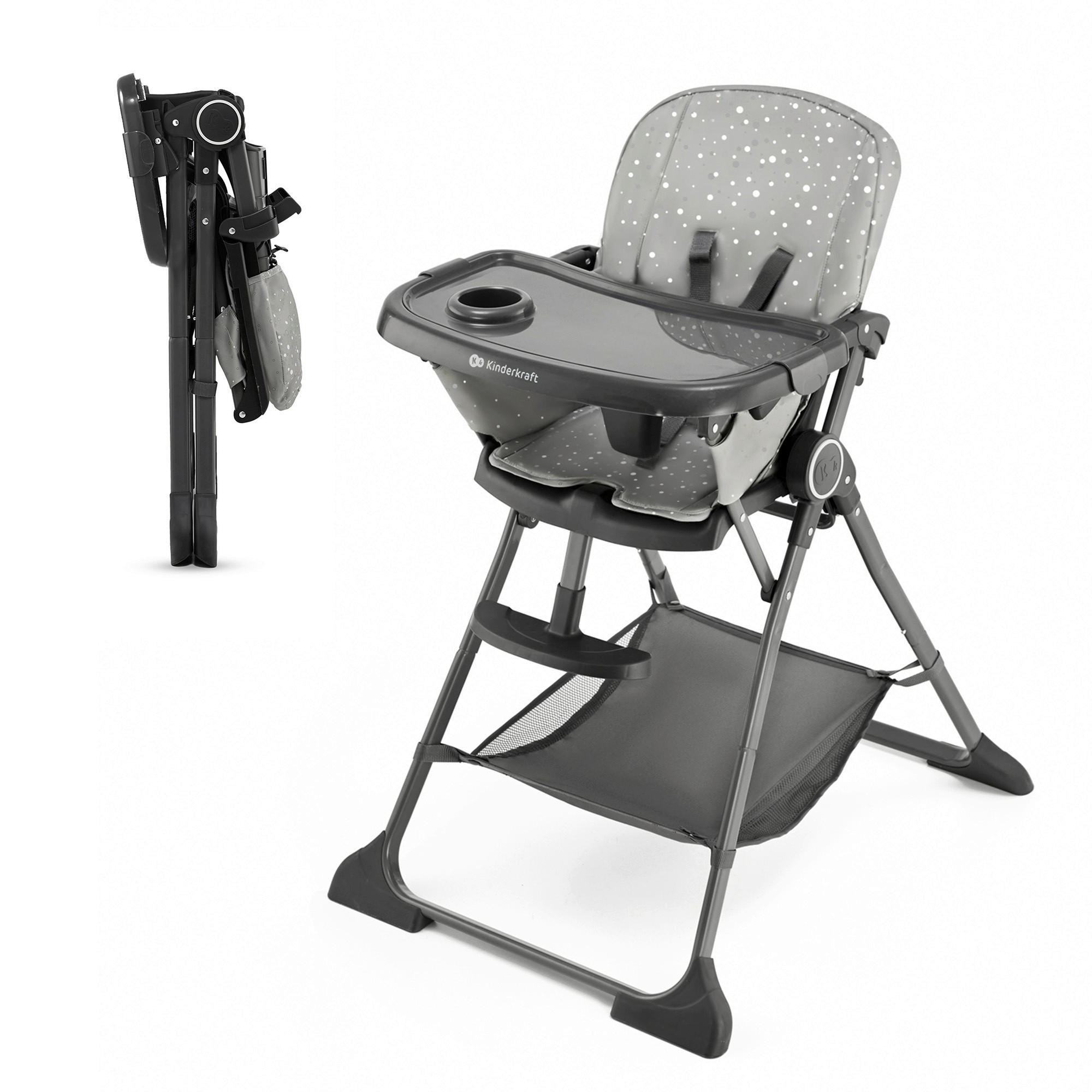 HOCHSTUHL Foldee  - Grau, Basics (58/93/75cm) - kinderkraft