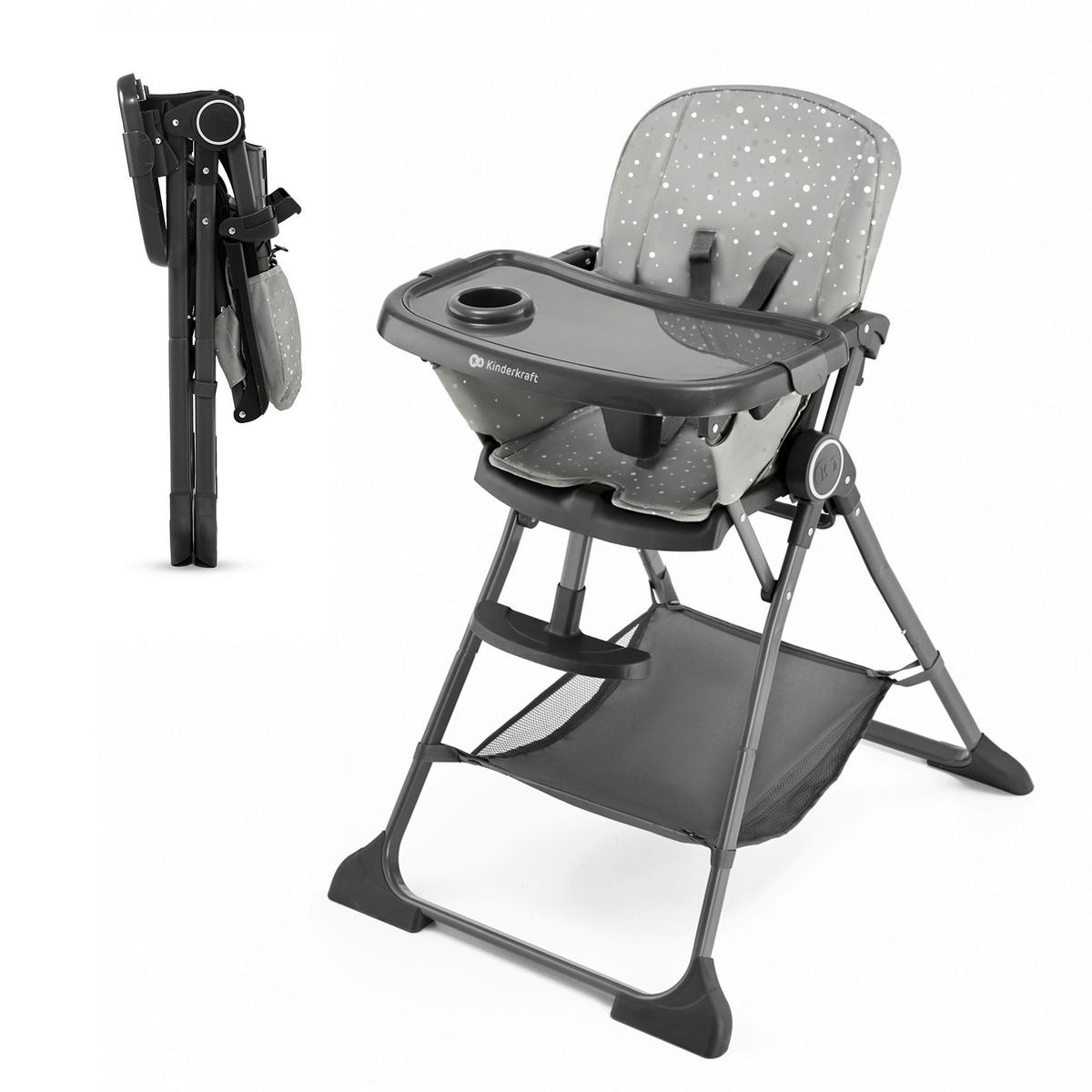 HOCHSTUHL Foldee  - Grau, Basics (58/93/75cm) - kinderkraft