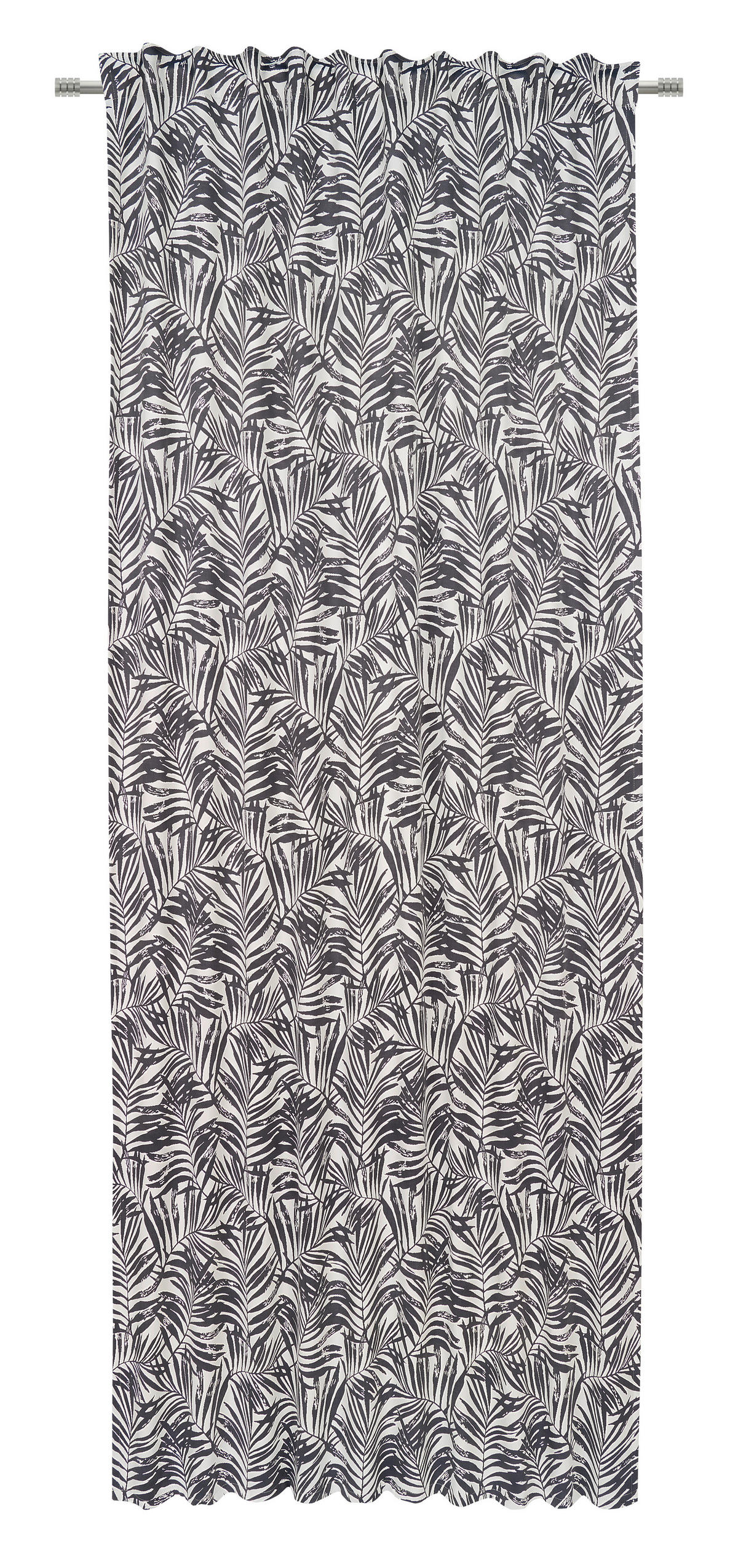 FERTIGVORHANG black-out (lichtundurchlässig)  - Schwarz, Design, Textil (140/245cm) - Esposa