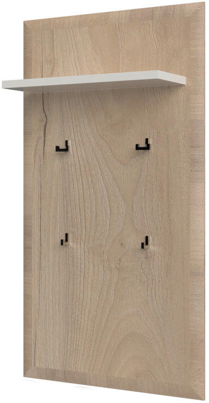 GARDEROBNI PANEL - Konvencionalno, leseni material (70/127/22cm) - Novel