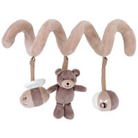 VRTULJAK ZA NOSILJKU ZA BEBE  Honey  - bež/smeđa, Basics, tekstil (17cm) - Patinio