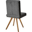 STUHL  in Flachgewebe Holz, Textil  - Eichefarben/Grau, Design, Holz/Textil (46/94/58cm) - Dieter Knoll