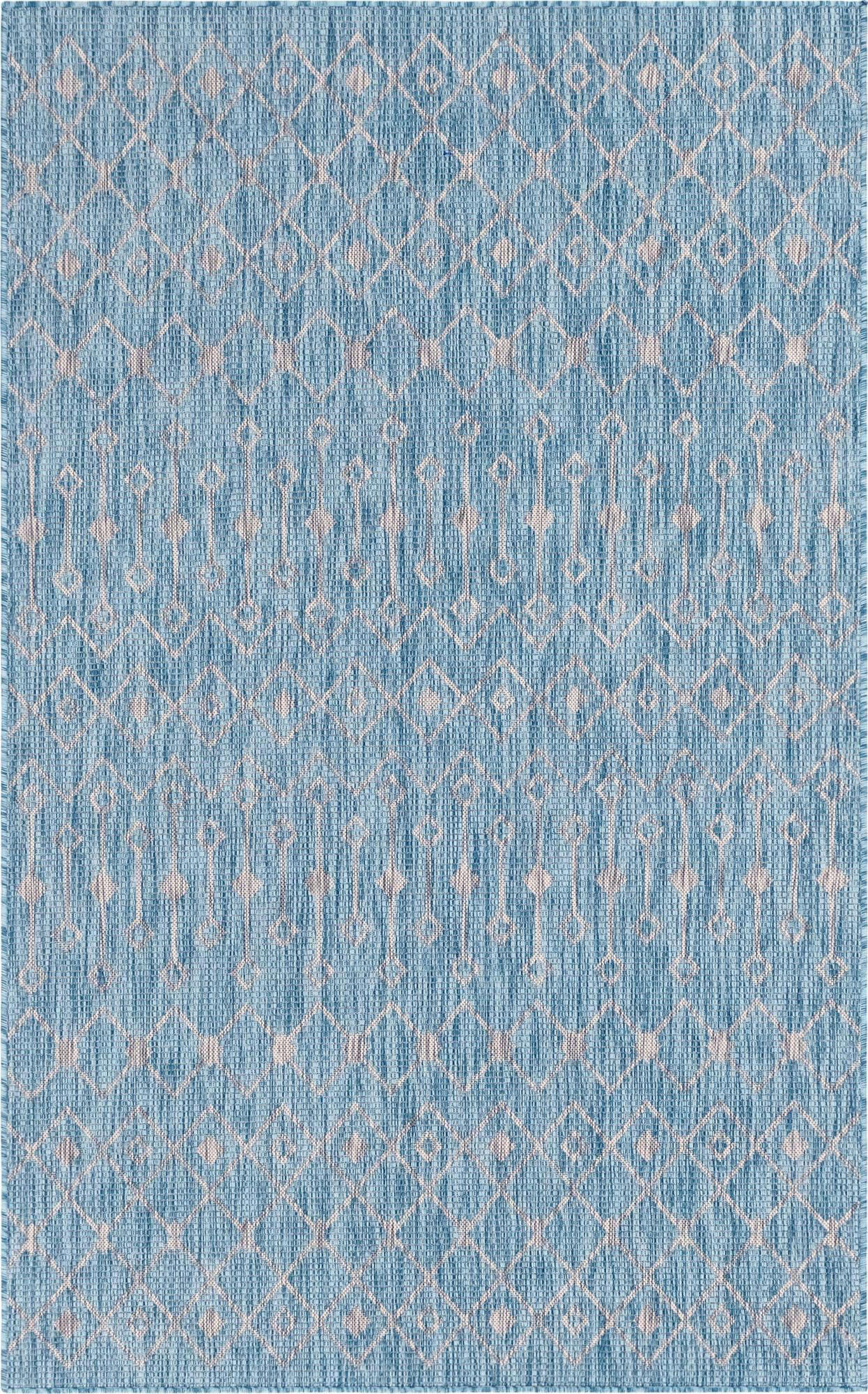 WEBTEPPICH 150/245 cm Türkis - Türkis, Basics, Textil (150/245cm)
