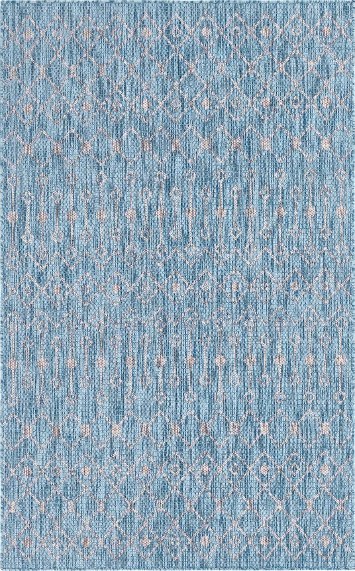 WEBTEPPICH  150/245 cm  Türkis   - Türkis, Basics, Textil (150/245cm)