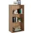 REGAL in 60/115,2/32 cm Eichefarben - Eichefarben/Schwarz, Design, Holzwerkstoff/Kunststoff (60/115,2/32cm) - CARRYHOME