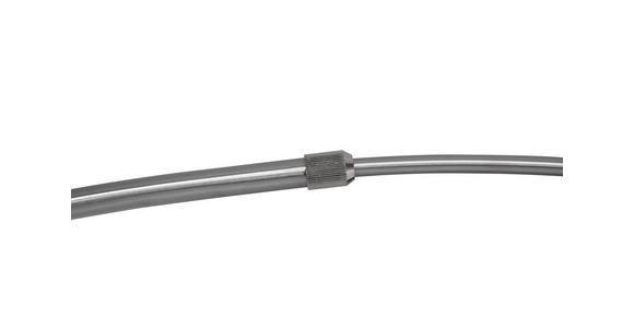 BOGENLEUCHTE 170/39/190-205 cm - Nickelfarben, Design, Metall (170/39/190-205cm) - Novel