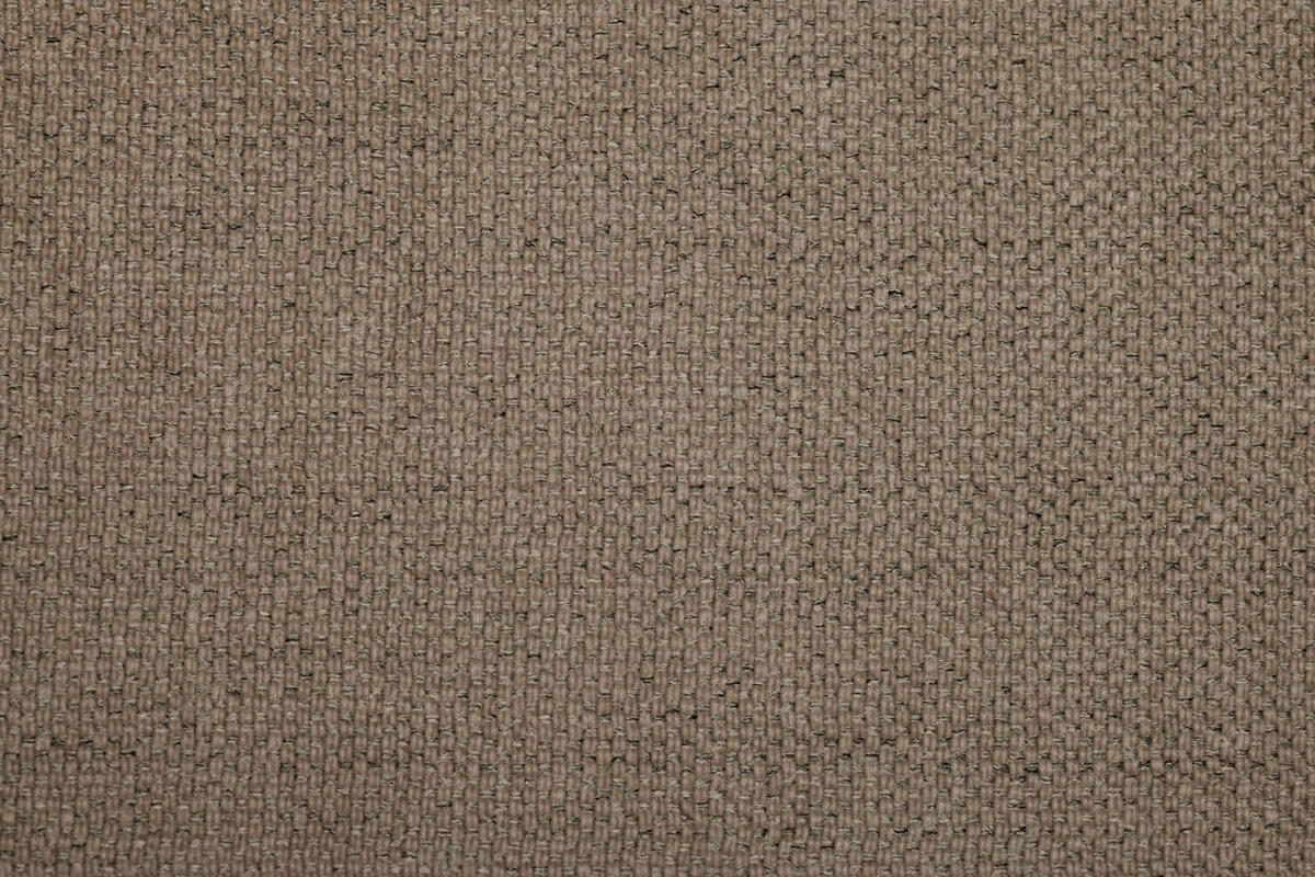 ECKSOFA Flachgewebe Hellbraun  - Hellbraun/Schwarz, Modern, Kunststoff/Textil (198/306cm) - Carryhome