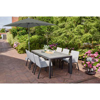 SONNENSCHIRM 300 cm  - Anthrazit/Olivgrün, KONVENTIONELL, Textil/Metall (300/200cm) - Siena Garden