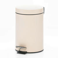 KOSMETIKEIMER MONACO 3 L  - Beige/Schwarz, Basics, Kunststoff/Metall (17/26cm) - Kela