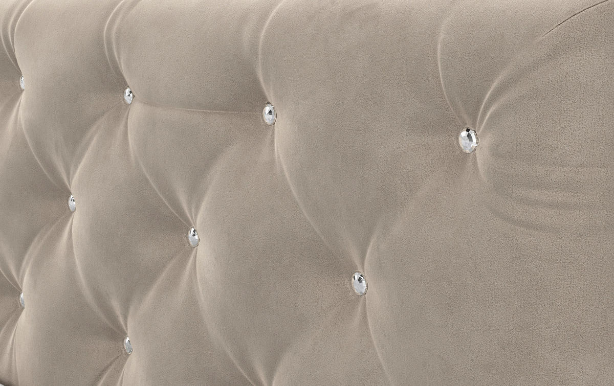 BOXSPRINGBETT 140/200 cm  in Beige  - Beige/Schwarz, Holzwerkstoff/Textil (140/200cm) - MID.YOU