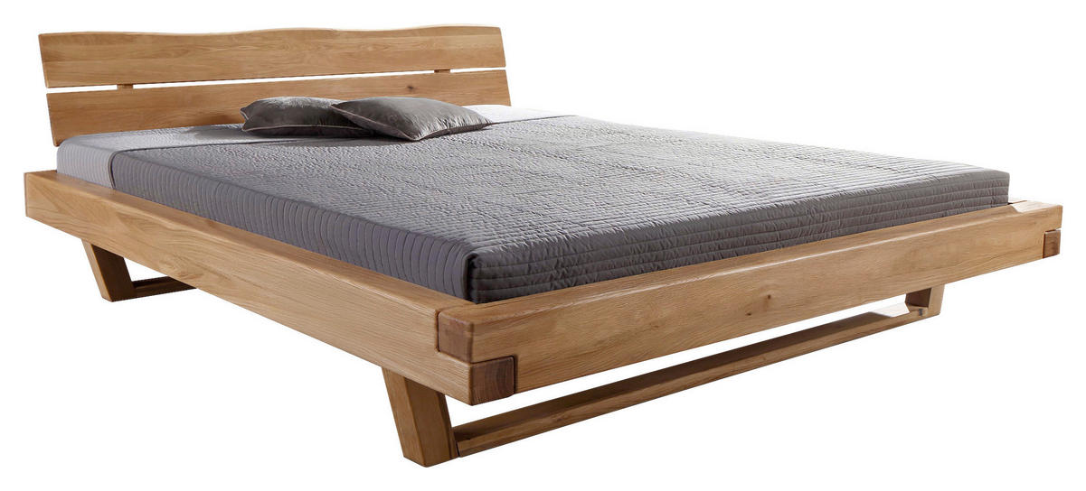 BALKENBETT 200/200 cm,  in Wildeiche,  - Wildeiche, MODERN, Holz (200/200cm) - Livetastic