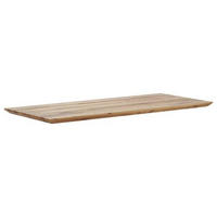 TISCHPLATTE Wildeiche massiv Wildeiche  - Wildeiche, Design, Holz (190/100/6cm) - Waldwelt