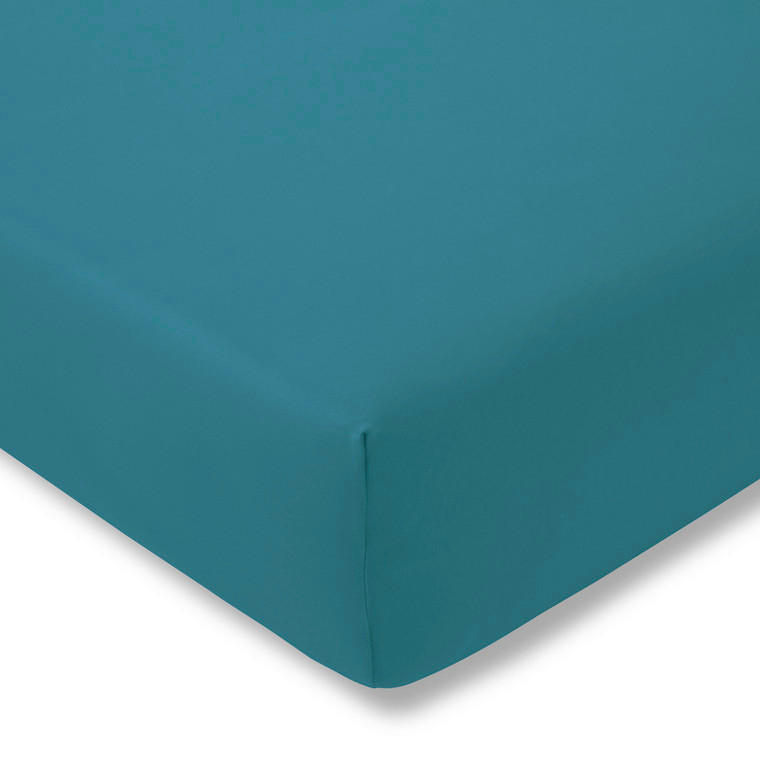 SPANNBETTTUCH Exquisit Single-Jersey 150/200 cm  - Petrol, Basics, Textil (150/200cm) - Estella
