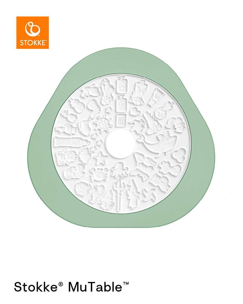 SPIELMATTE MuTable  - Weiß, Basics, Kunststoff (54/54/2cm) - Stokke