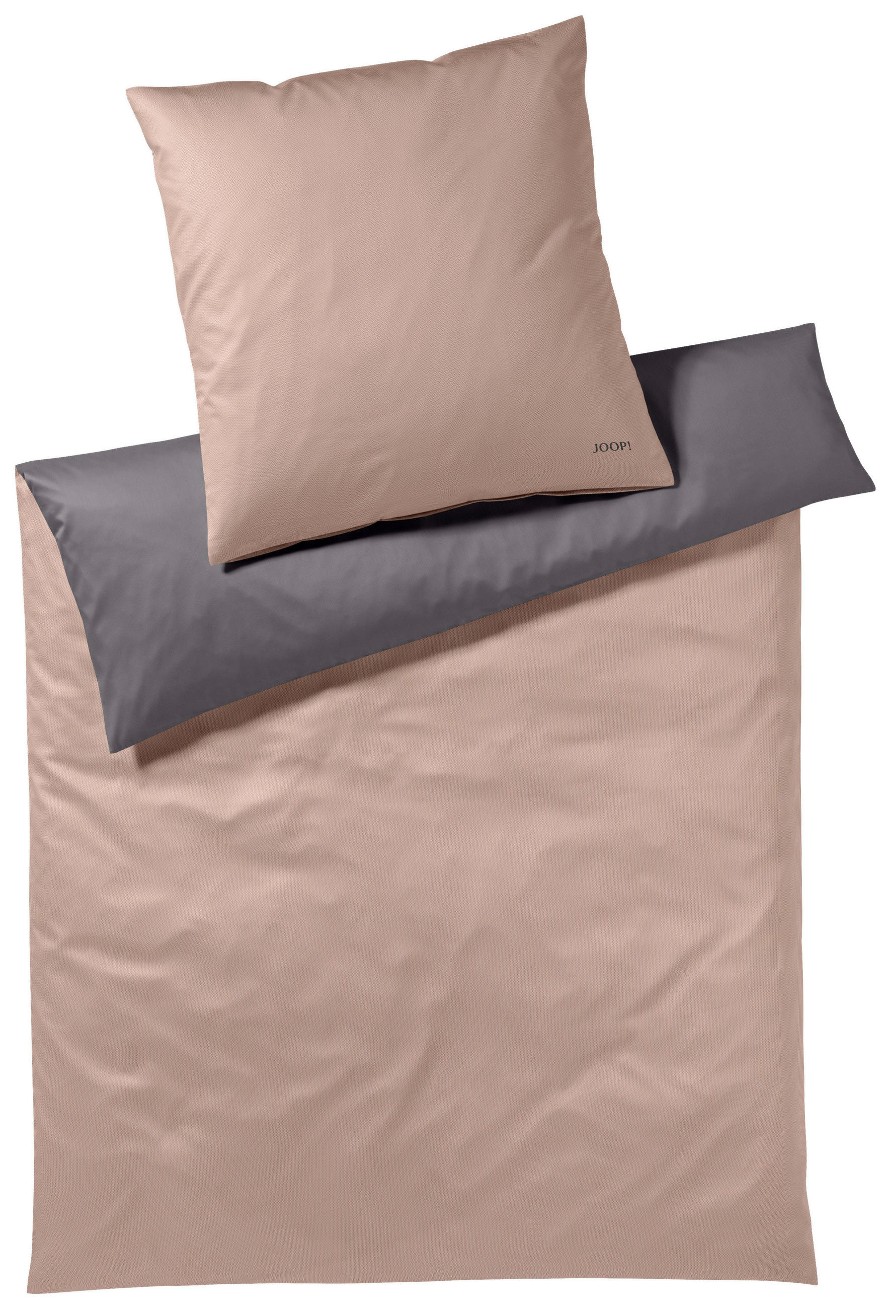 POVLEČENÍ, makosatén, hnědá, 140/200 cm  - hnědá, Trend, textil (140/200cm) - Joop!
