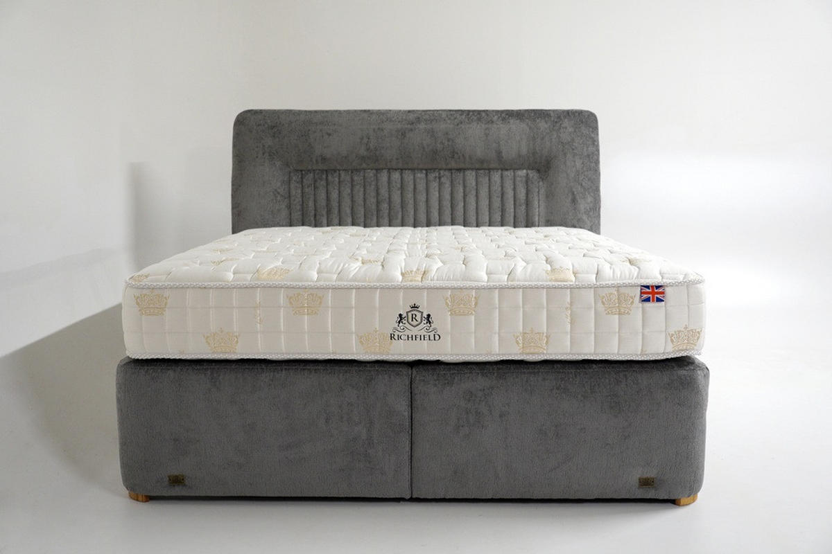 Pat Tapițat,  - Modern, material pe bază de lemn (180/200cm) - Esposa