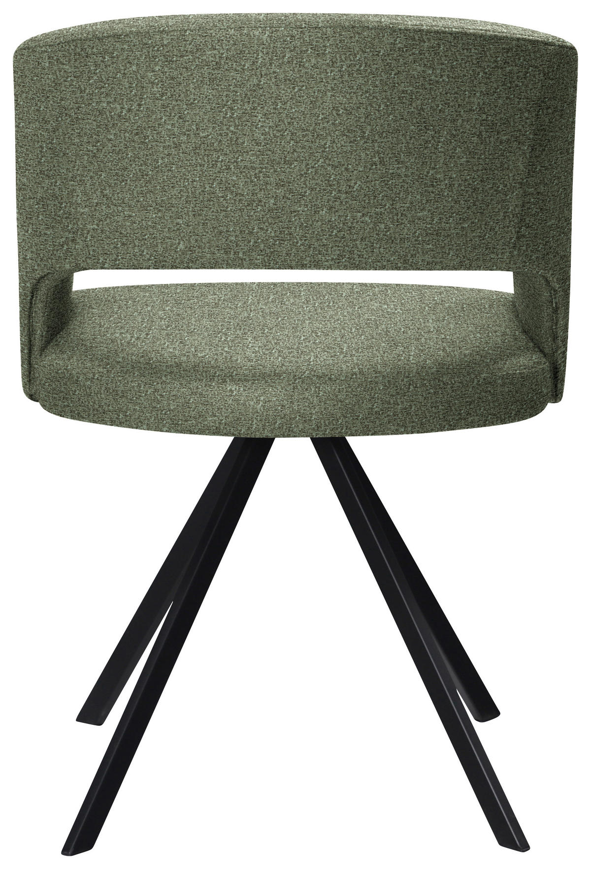 ARMLEHNSTUHL  in Stahl Samt  - Schwarz/Grün, Konventionell, Textil/Metall (56/84/59cm) - Moderano