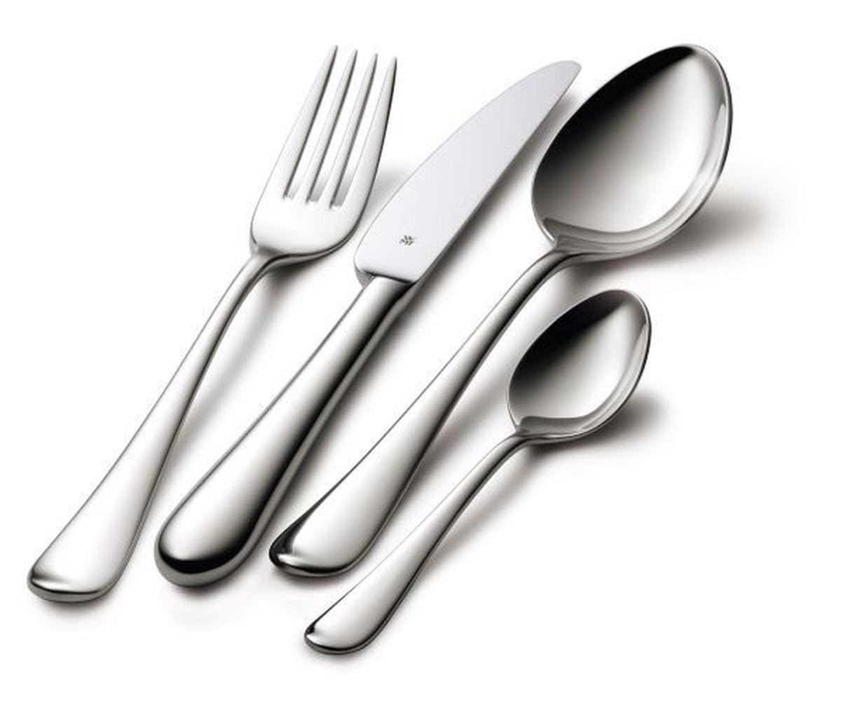BESTECKSET Merit 30-teilig Edelstahl  - Edelstahlfarben, Basics, Metall - WMF