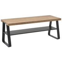 GARDEROBENBANK  in 109/43/42 cm  - Eichefarben/Anthrazit, Design, Holz/Metall (109/43/42cm) - Johann Jakob