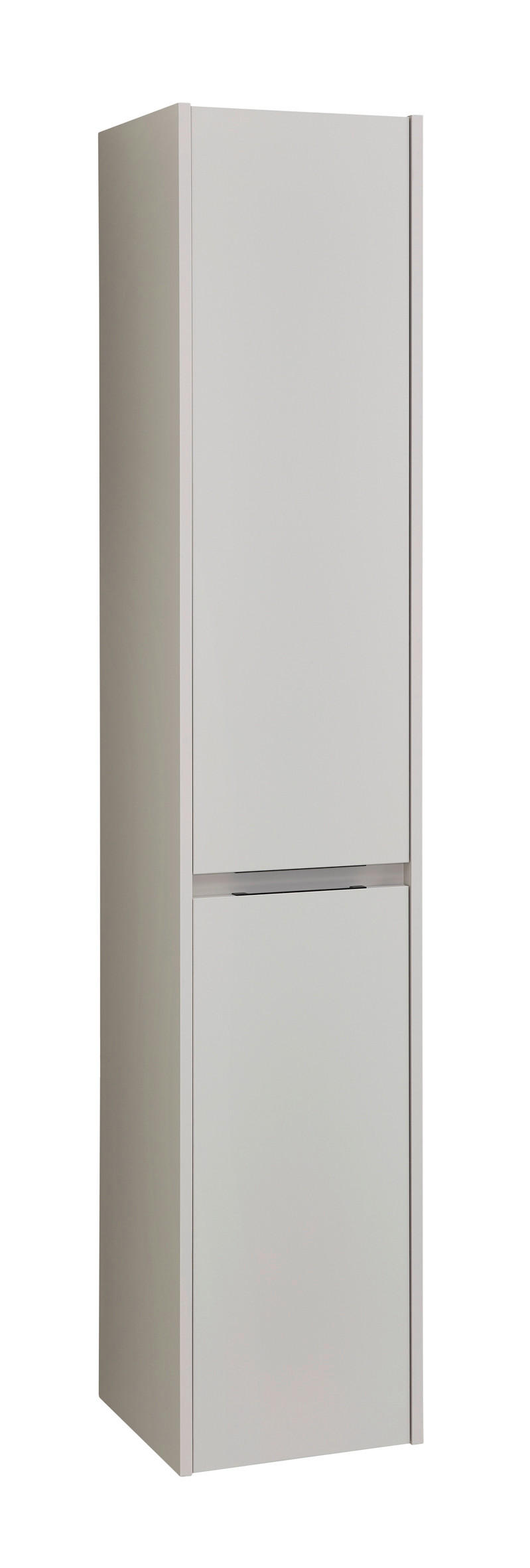 HOCHSCHRANK 33,3/170,7/33 cm  - Kaschmir/Schwarz, Design, Glas/Holzwerkstoff (33,3/170,7/33cm) - Sadena