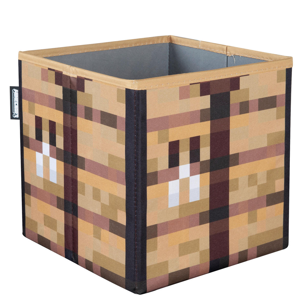 FALTBOX - Schwarz/Braun, MODERN, Textil (27/27/27cm) - Minecraft