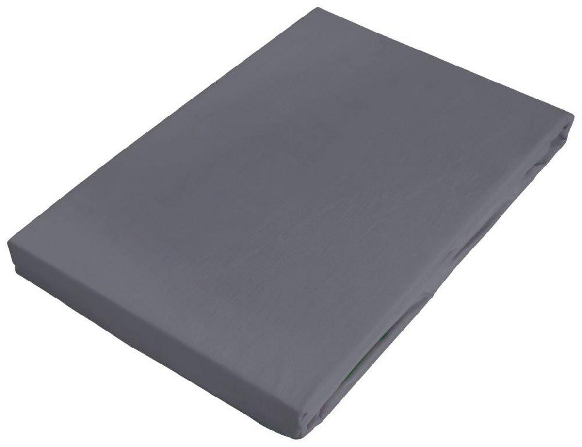 CEARșAF PENTRU PAT 180/260 cm  - antracit, Basics, textil (180/260cm) - Novel