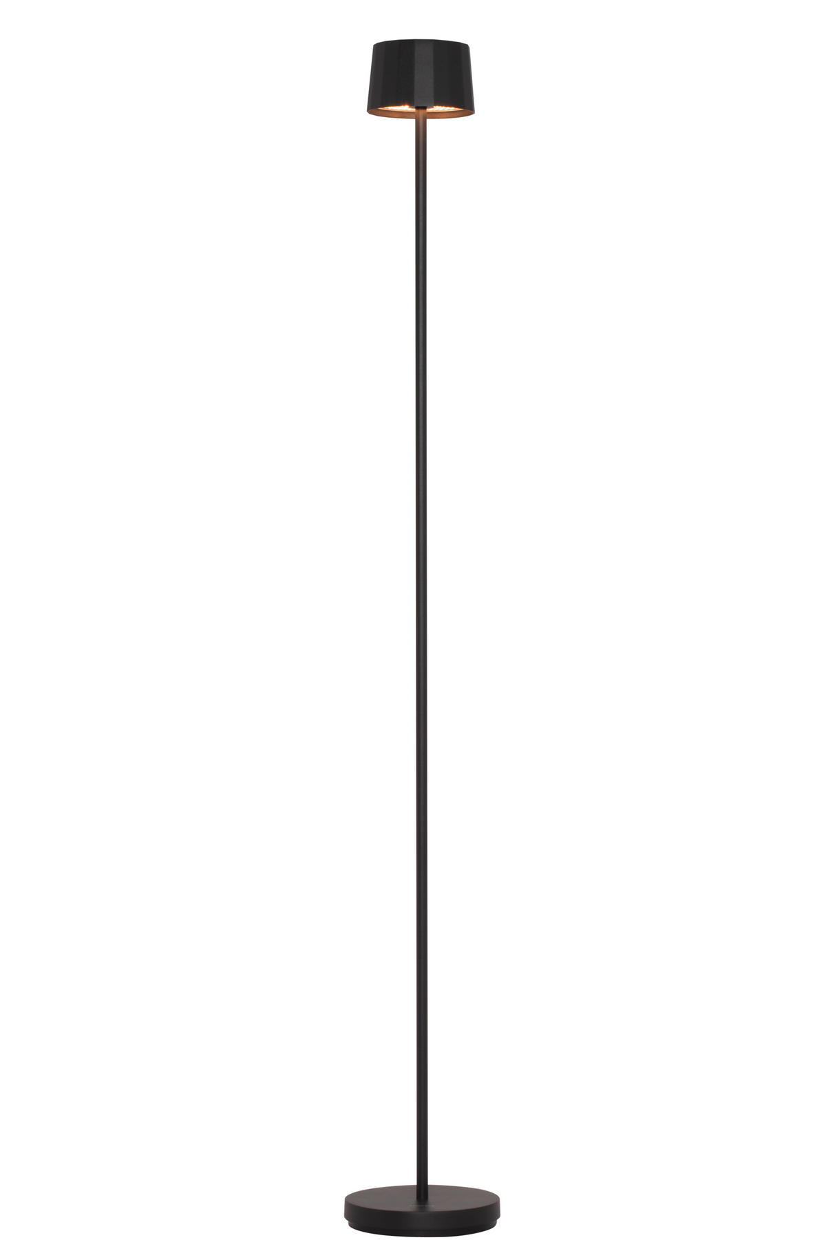 AKKU-STEHLEUCHTE - Schwarz, Design, Kunststoff/Metall (16/120cm) - Dieter Knoll