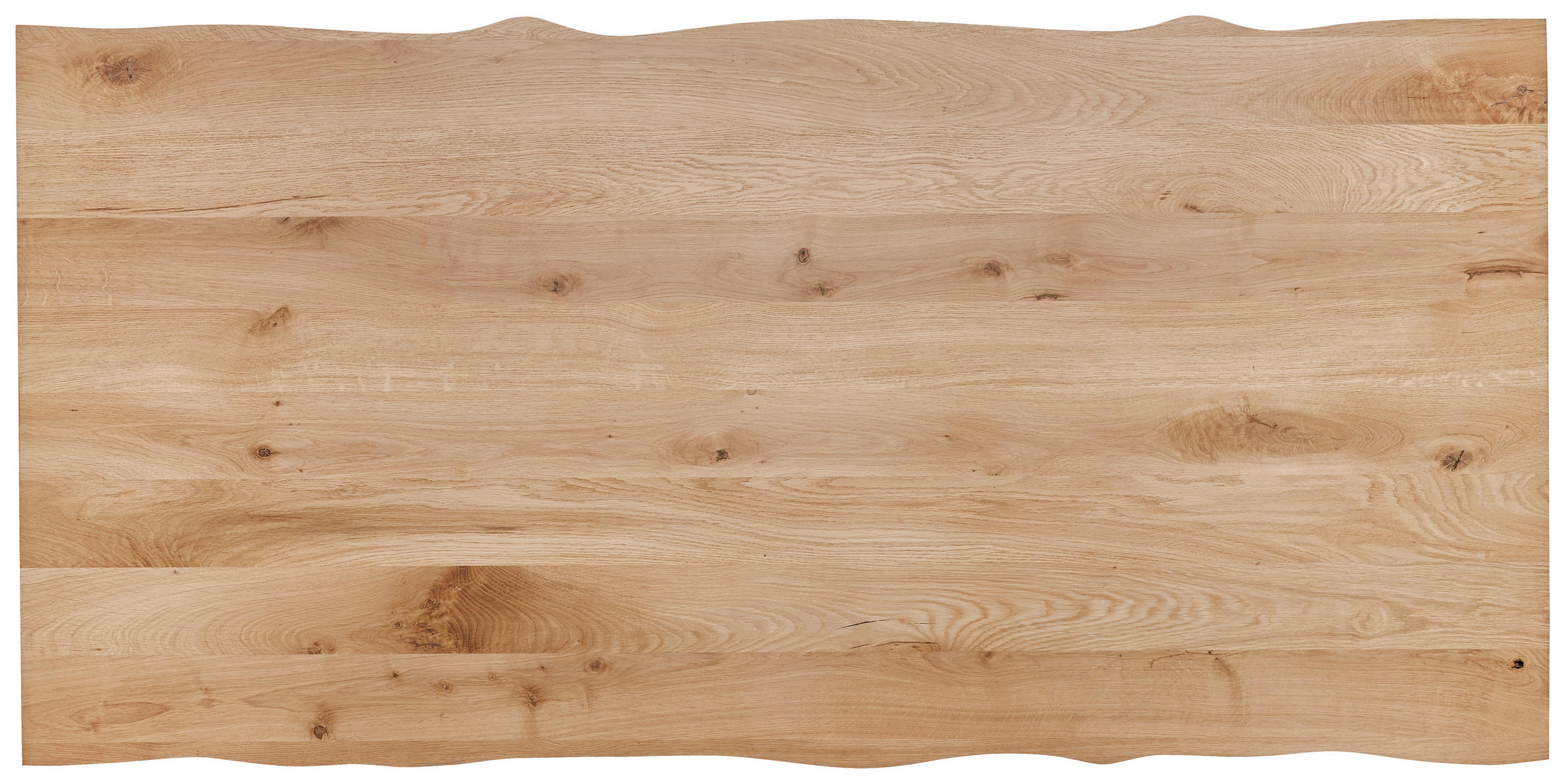 STOLNÍ DESKA divoký dub masivní - barvy dubu, Natur, dřevo (180/90/6cm) - Valdera