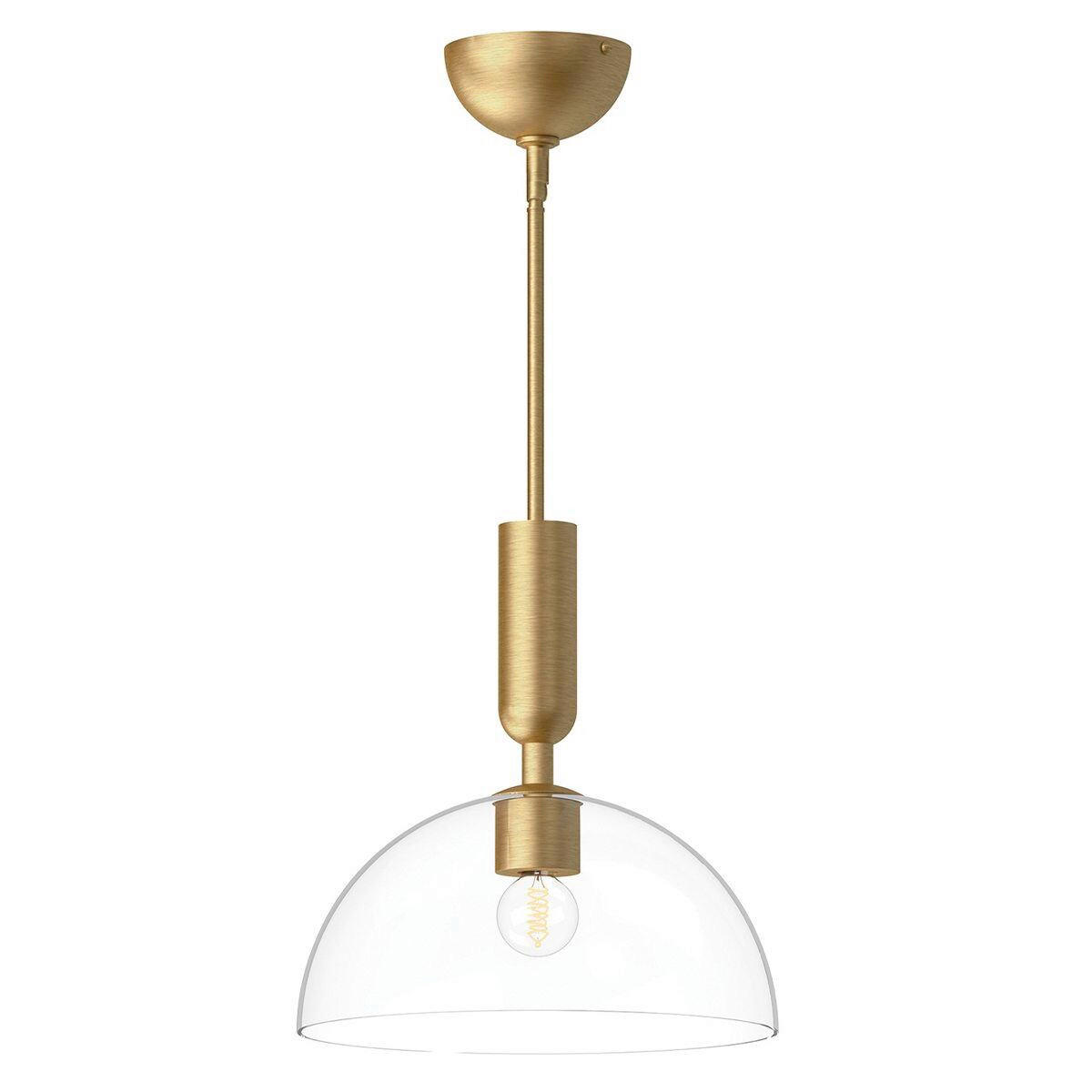 HÄNGELEUCHTE 32,4/30,5 cm  - Goldfarben, KONVENTIONELL, Glas/Metall (32,4/30,5cm) - Elstead Lighting