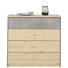 KOMMODE 90/86/40 cm - Fichtefarben/Grau, KONVENTIONELL, Holz/Metall (90/86/40cm) - Linea Natura KOMMODE 90/86/40 cm - Fichtefarben/Grau, KONVENTIONELL, Holz/Metall (90/86/40cm) - Linea Natura