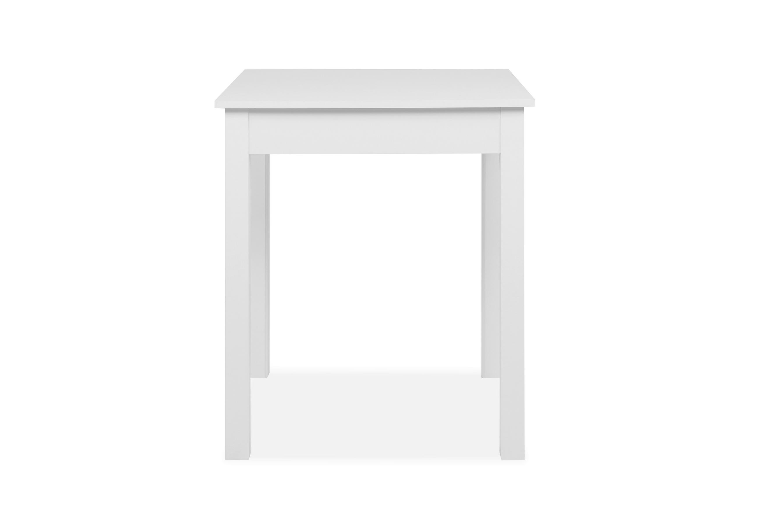 ESSTISCH rechteckig Weiß  - Weiß, MODERN, Holzwerkstoff (60/67/76cm) - MID.YOU