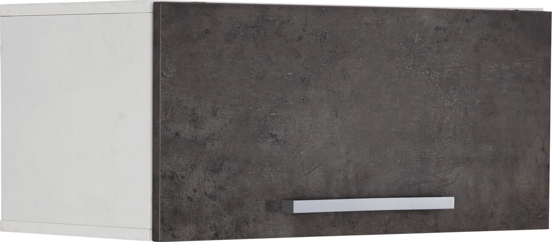 HÄNGEELEMENT Grau, Weiß  - Alufarben/Weiß, Design, Holzwerkstoff/Metall (80/36/41,9cm) - Moderano