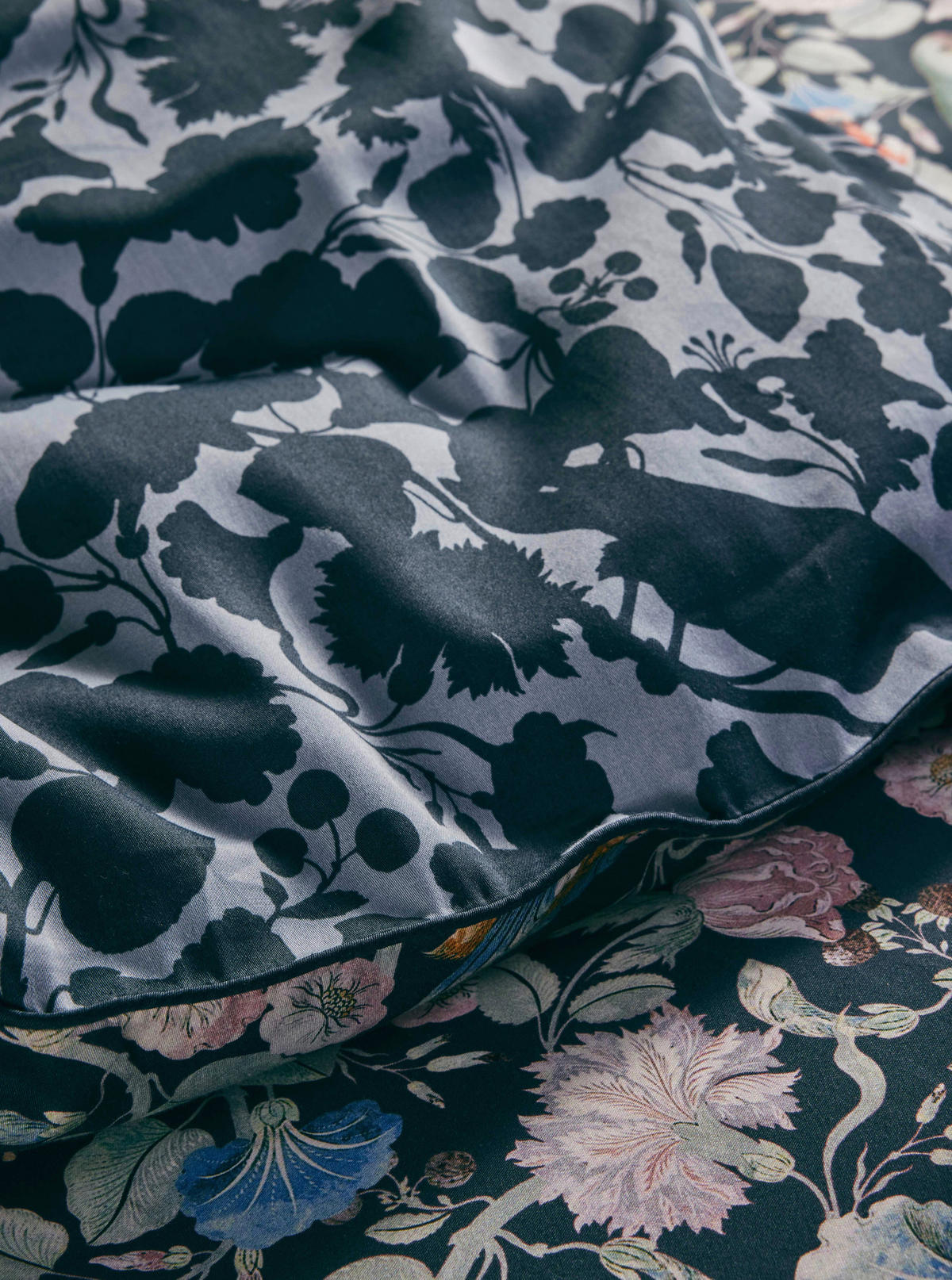 BETTWÄSCHE Aleste Satin 135/200 cm  - Grau, KONVENTIONELL, Textil (135/200cm) - Essenza
