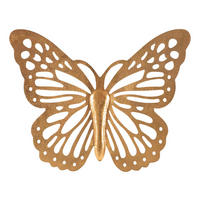 WANDDEKO    - Goldfarben, Basics, Metall (35/43/2cm)